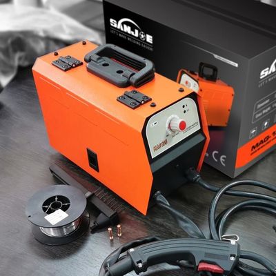 ガスレス溶接機 MAG ミニ 100A フラックスコアワイヤ溶接機 MAG135 ワンノブコントロール