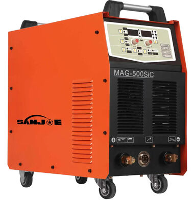 SiCインバーター技術とフラックス+ガス溶接機能を備えた産業用500A MIG溶接機